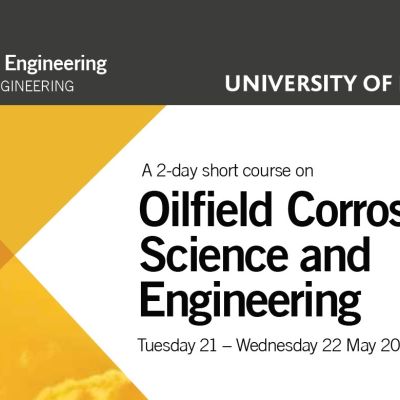 Dr Danny Burkle to speak at University of Leeds, Oilfield Corrosion Science and Engineering event